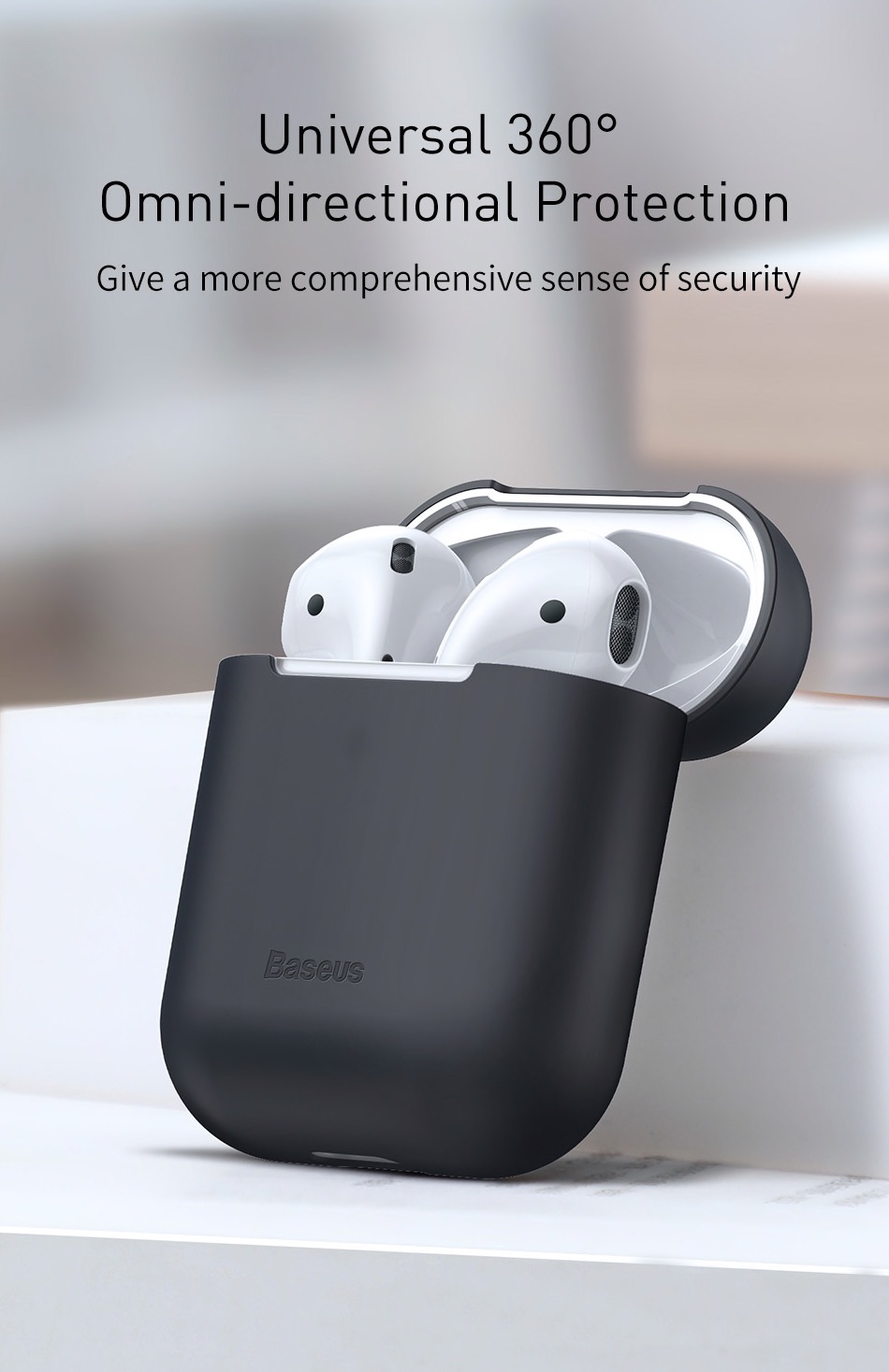 3. AirPods Case obal sluchatka silikon